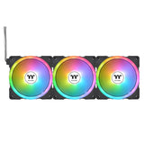 Thermaltake SWAFAN EX12 ARGB Gabinete de la computadora Enfriador de aire 12 cm Blanco 3 pieza(s), 500 RPM, 2000 RPM
