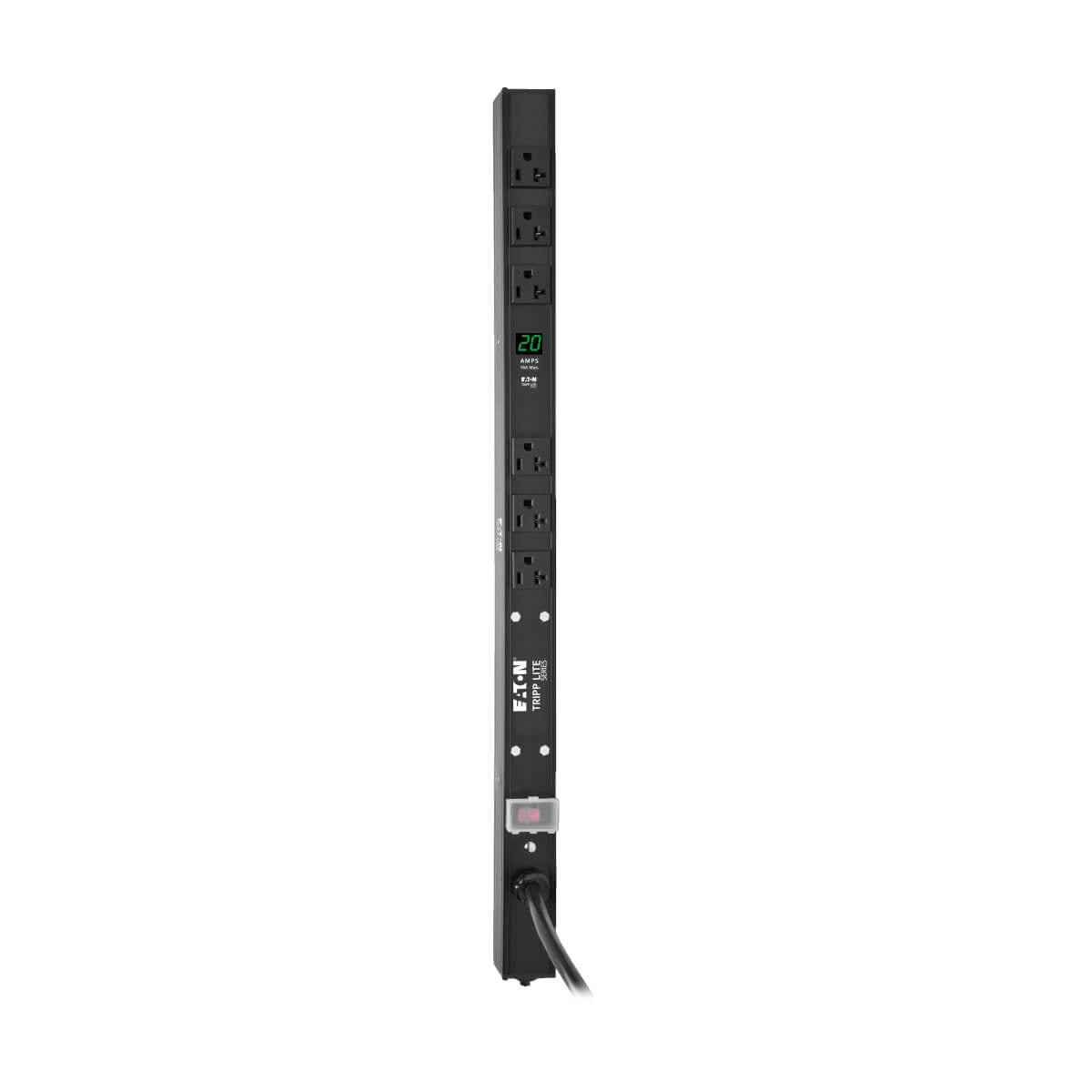 Tripp Lite PDUMV20-24 PDU Monofásico de 2kW con Medidor Digital Local, Tomacorrientes de 100V ~ 127V (6 5-15/20R), Adapt