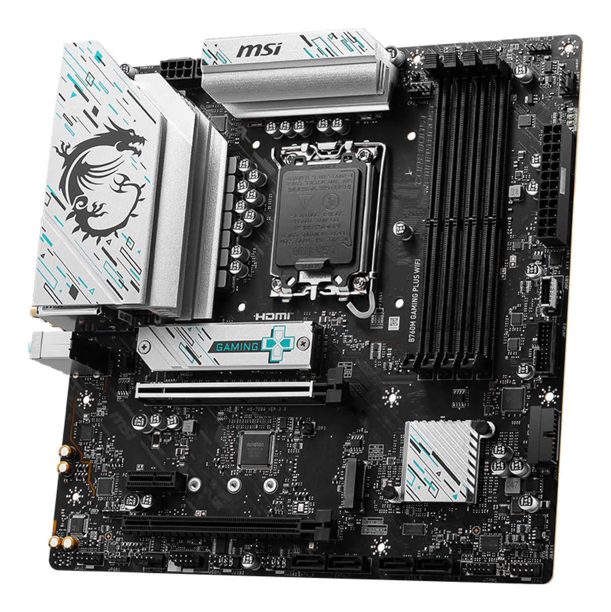 MSI B760M GAMING PLUS WIFI placas base Intel LGA 1700 1 LGA 1700