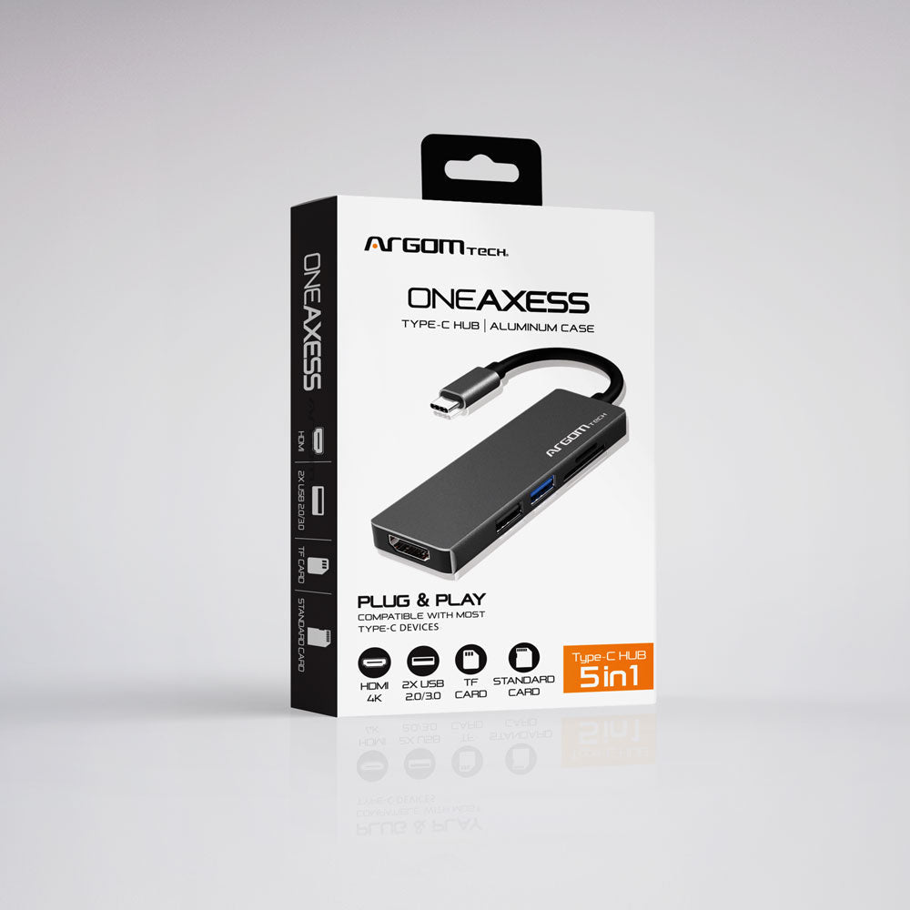ArgomTech ARG-UB-0183 base para portátil y replicador de puertos Alámbrico USB 3.2 Gen 1 (3.1 Gen 1)