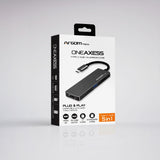ArgomTech ARG-UB-0183 base para portátil y replicador de puertos Alámbrico USB 3.2 Gen 1 (3.1 Gen 1)
