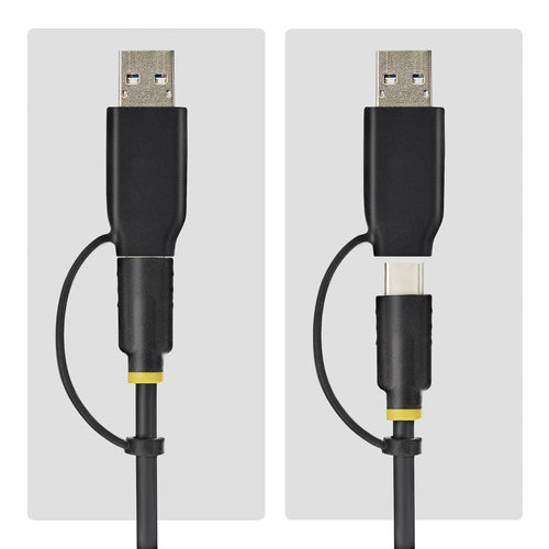 StarTech.com Dock Adaptador USB-C/USB-A a NVMe M.2 - 10Gbps - Lector Externo para SSD NVMe M.2 - Sin Herramientas - B+M/