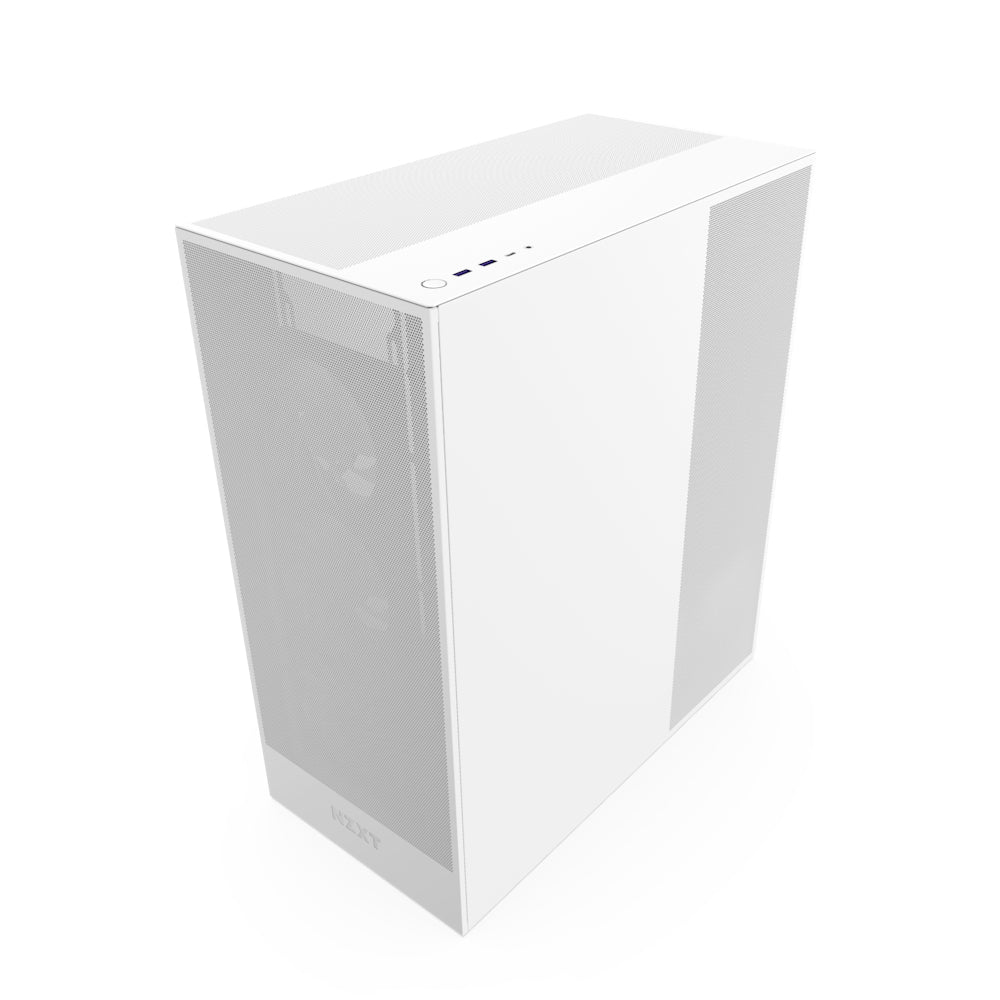 NZXT H7 Flow Midi Tower Blanco, ATX, EATX, Micro ATX, CM-H72FW-01 | Gabinetes de computadora