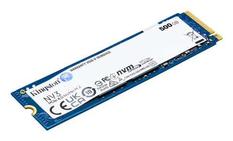Kingston Technology 500G NV3 M.2 2280 NVMe SSD unidades internas de estado sólido 500 GB M.2 PCI Express 4.0 Si