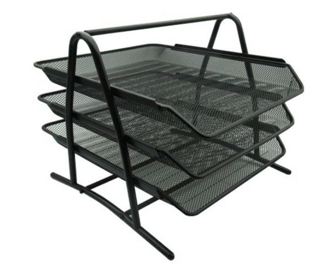Nextep NE-162 bandeja de escritorio/organizador Metal Negro