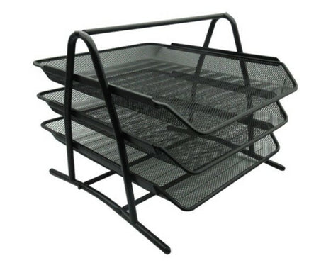 Nextep NE-162 bandeja de escritorio/organizador Metal Negro
