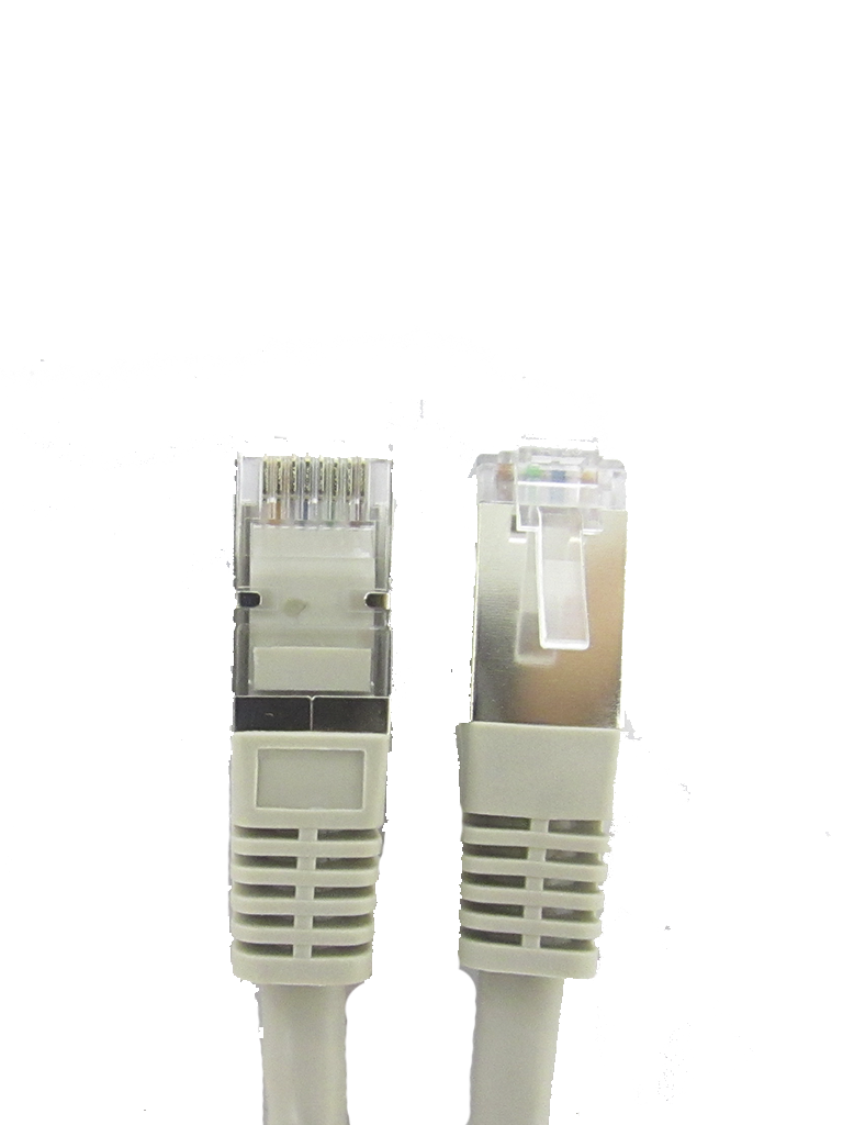 Cable patch cord UTP 1 metro CAT 6 Blindado Gris - SAXXON P61SG