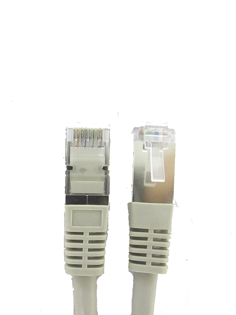 Cable patch cord UTP CAT 6 Blindado 2m, Color Gris - SAXXON P62SG
