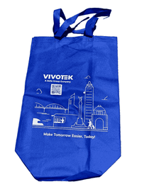 Bolsa de Tela VIVOTEK con Capacidad de 5kg, Color Azul, Reutilizable