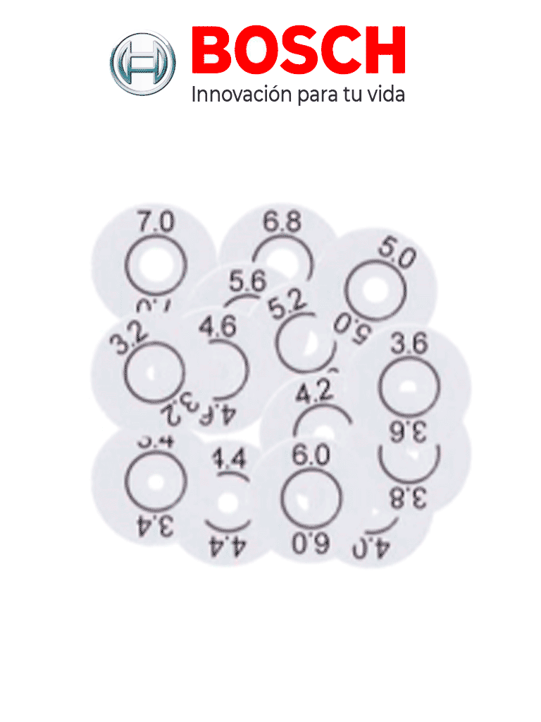 Láminas de Reducción de Aspiración Bosch F TitanusAF4.0, 4.0mm, Alto Rendimiento