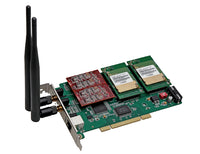 AX2G4A, ATCOM tarjeta con interface PCI, slots GSM y 4 FXO