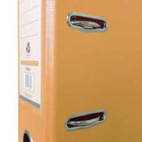 Techmakro KITCARP20DR carpeta Cartón, Cloruro de polivinilo (PVC) Oro Carta, Folder de archivo convencional, Mate, 650 h
