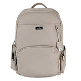 Perfect Choice Petalia mochila Mochila casual Beige Poliéster, Ciudad, Mujer, Compartimento del portátil