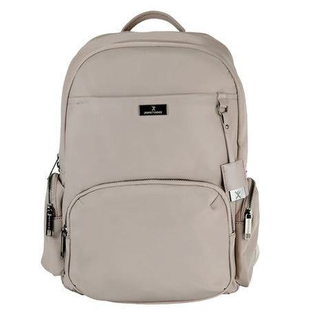 Perfect Choice Petalia mochila Mochila casual Beige Poliéster, Ciudad, Mujer, Compartimento del portátil