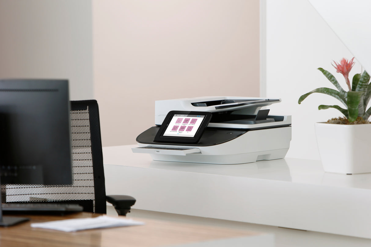 HP Digital Sender Flow 8500 fn2 Escáner de cama plana, LCD, Tocar, CSV