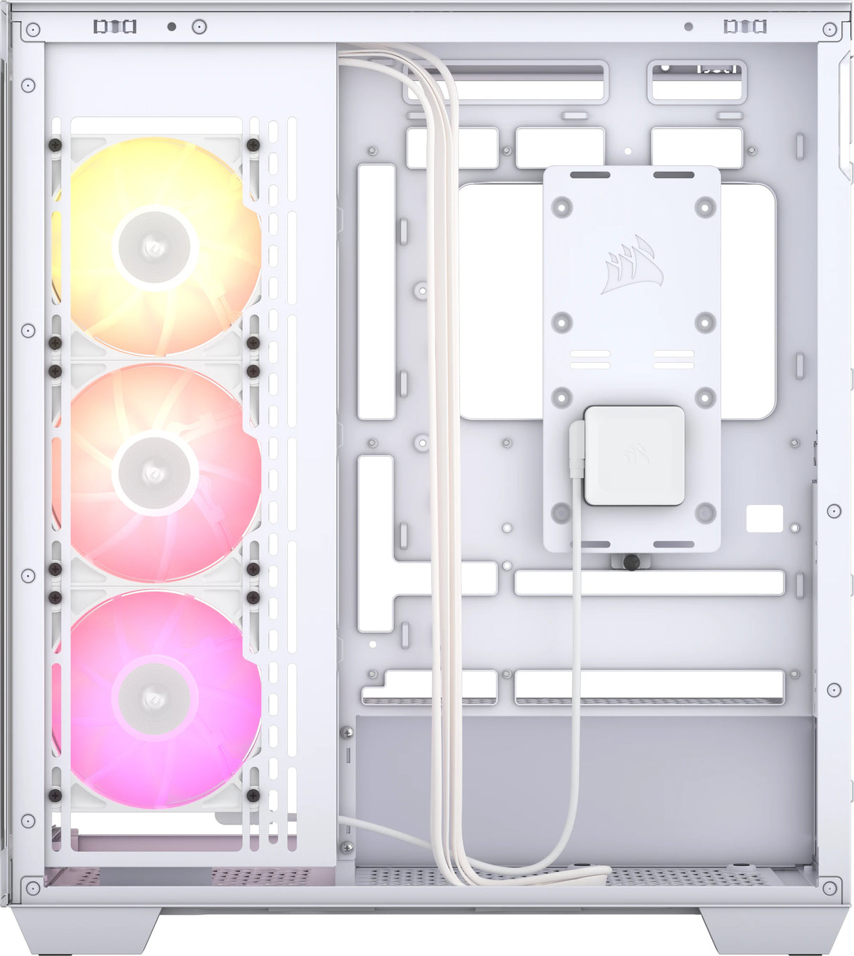 Corsair iCUE LINK 3500X RGB Midi Tower Blanco, EATX, Acero, Vidrio templado