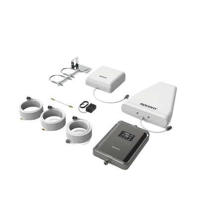 Epcom EP-5G-PBS amplificador de señal celular Amplificador de señal móvil para interior Negro, Blanco