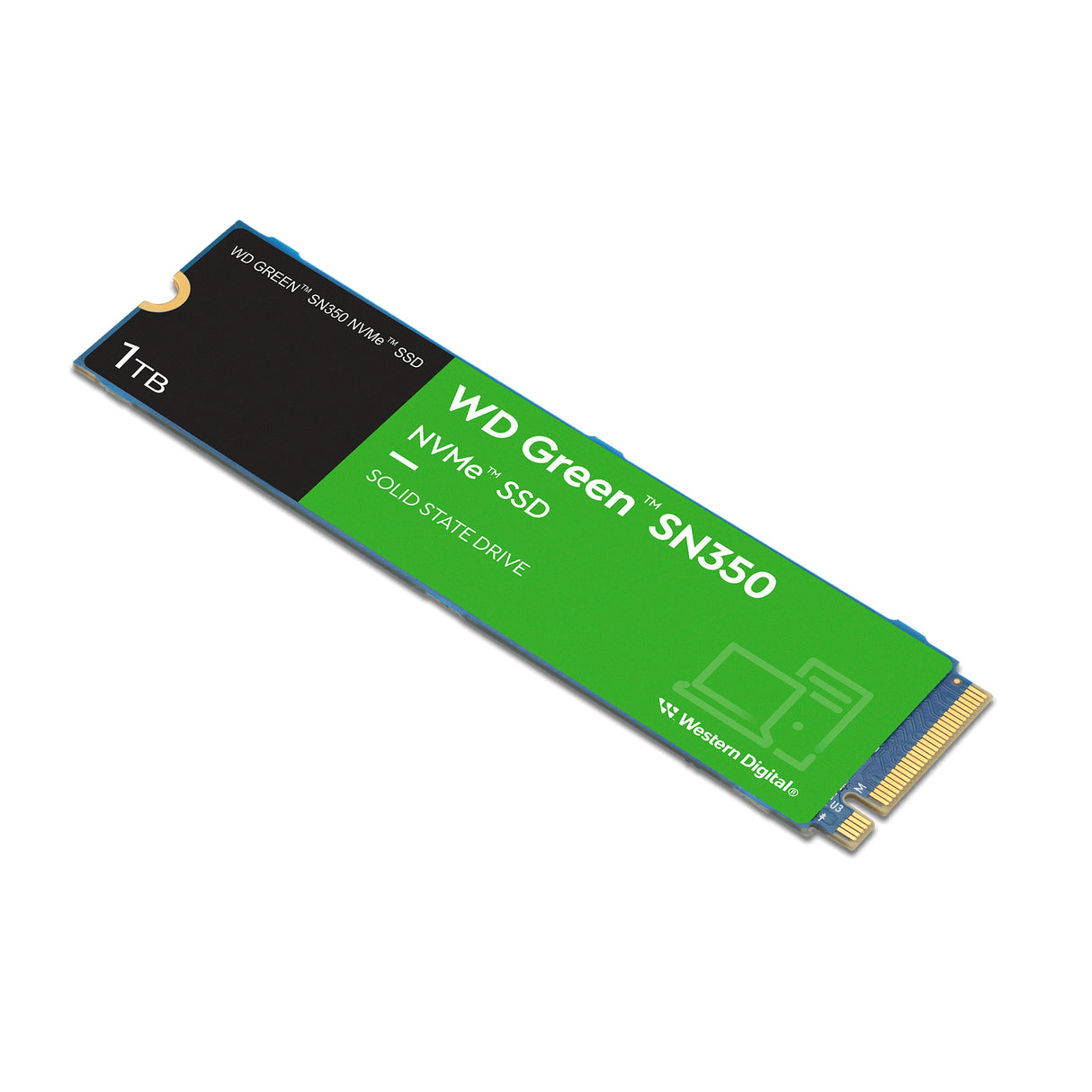 Western Digital Green WDS100T2G0C unidad de estado sólido 1 TB M.2 PCI Express 3.0 NVMe