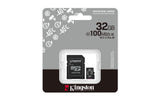 Kingston Technology Tarjeta 32GB microSDHC Industrial C10 A1 pSLC + adaptador SD