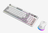 Combo BALAM RUSH Gamer 2 en 1 Inalámbrico Squad Conquest Pro KG525 / Teclado + Mouse / 2.4 MHz + 2 modos Bluetooth + USB
