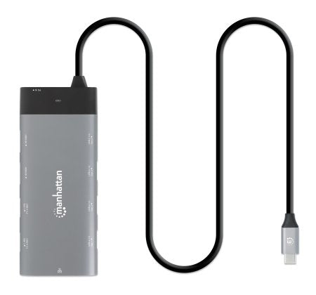 Manhattan 130714 Laptop Alámbrico USB 3.2 Gen 2 (3.1 Gen 2) Type-C 3 2