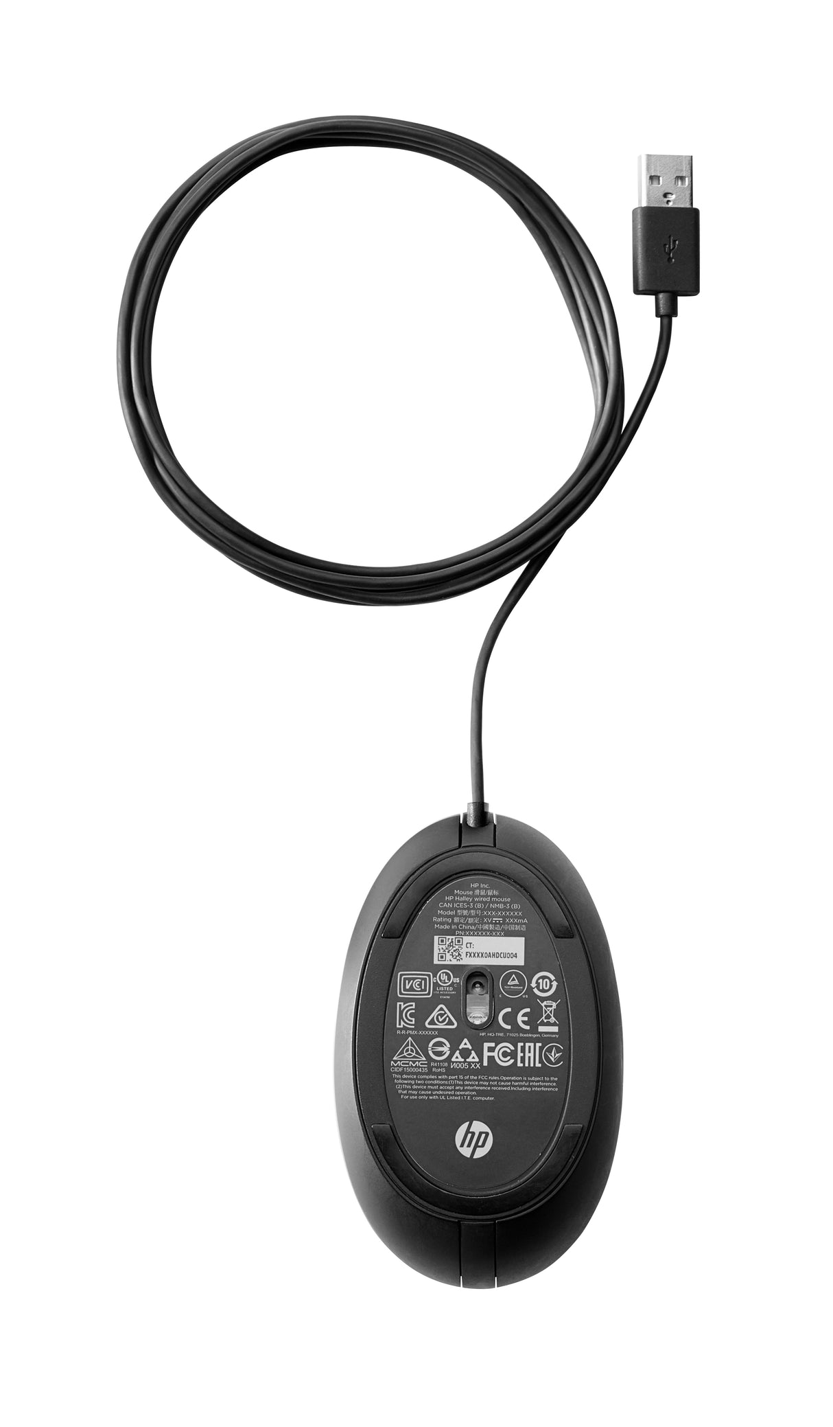 HP Ratón de sobremesa con cable 320M