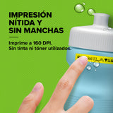 DYMO DYMO LetraTag Etiquetas de papel | Auténticas | Rollo de 12 mm x 4 m | Impresión en negro sobre etiquetas blancas | Etiquetas autoadhesivas multiuso para etiquetadoras LetraTag | 2 unidades Impresora