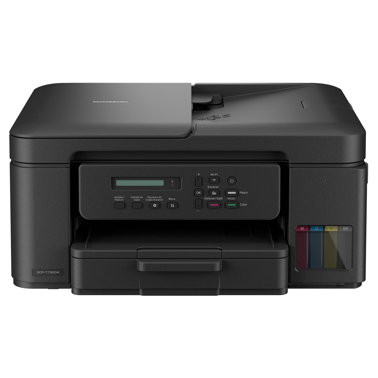 MULTIFUNCIONAL BROTHER T730DW INYECCIÓN DE TINTA CONTINUA INKBENEFIT TANK  WI-FI/USB 2.0 HASTA 27 PPM NEGRO Y 23PPM COLO