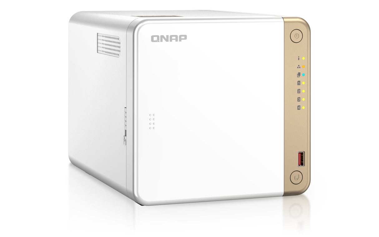 QNAP TS-462-4G Servidor 0 GB Serial ATA III 3.5,M.2,2.5 cm (3.5,M.2,2.5") 2