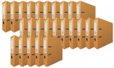 Techmakro KITCARP25DR carpeta de cartón Carta Oro, Anillo D, Almacenamiento, Cloruro de polivinilo (PVC)