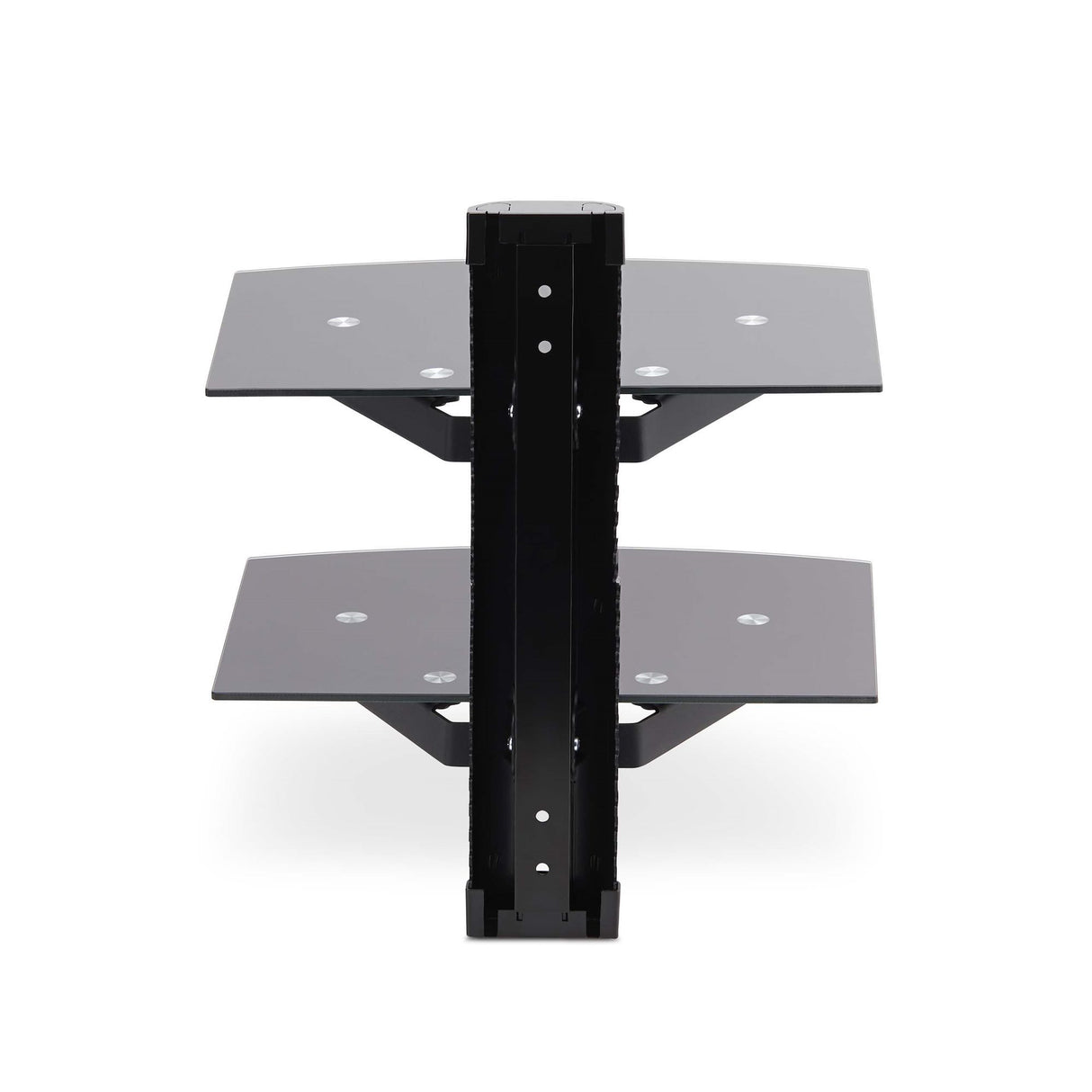 StarTech.com 2B-WALL-MOUNT-SHELF Estantes para equipos av Negro Vidrio 250 mm