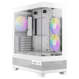 GABINETE ANTEC (CX700 ARGB WHITE) MEDIA TORRE ATX,CRISTAL,S/FUENTE,3*FAN,1*USB-C,1*USB 3.0,BLANCO