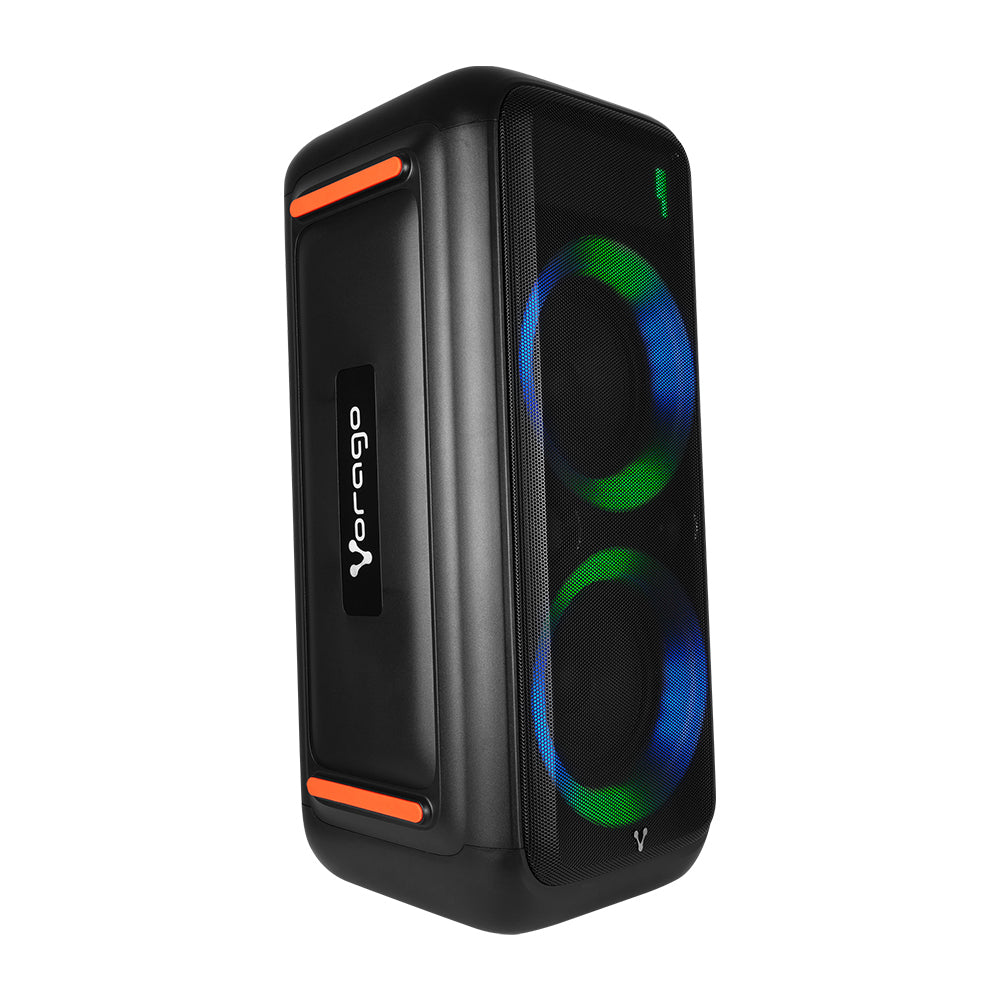 Vorago KSP-700 altavoz portátil y para fiesta Altavoz portátil estéreo Negro, Inalámbrico, Rectángulo, Botones