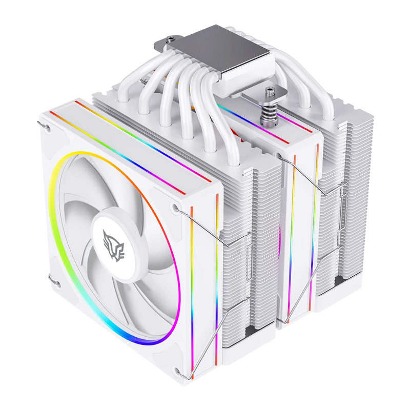 Balam Rush Heliux Pro HEX70 Procesador Enfriador de aire 12 cm Blanco, 600 RPM, 2200 RPM