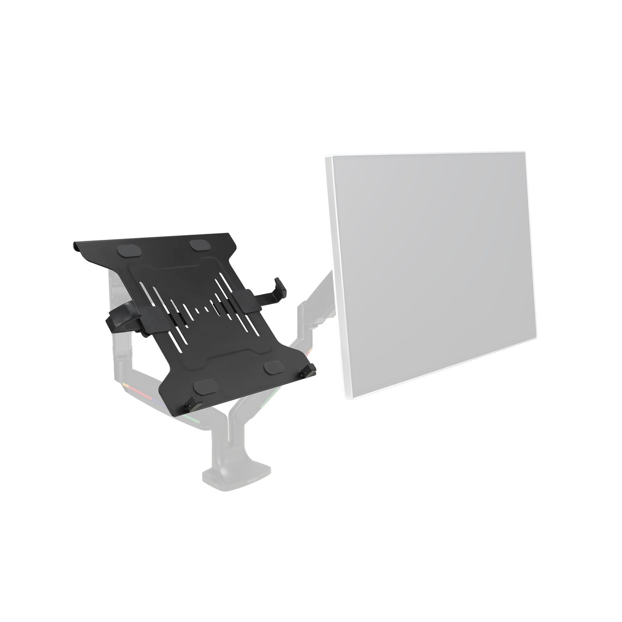 Kensington Bandeja universal de portátiles para brazos de monitor Monitor Negro