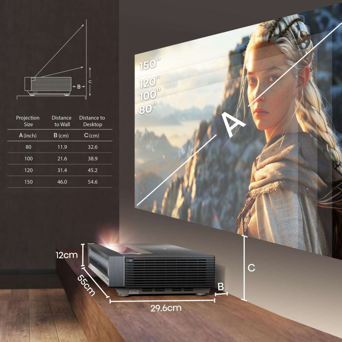 Hisense PX3-PRO Proyector Smart TV Wifi