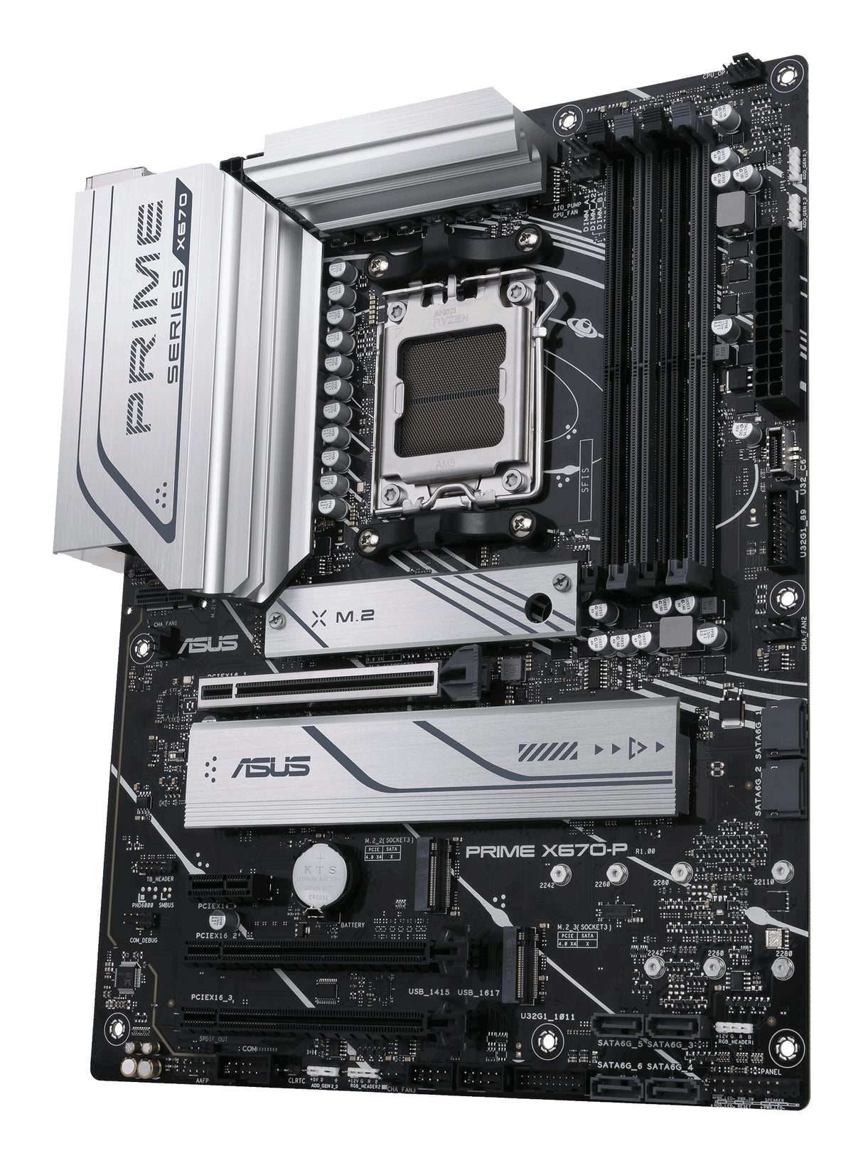 ASUS PRIME X670-P placas base AMD Zócalo AM5 Zócalo AM5 DDR5-SDRAM
