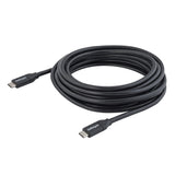 StarTech.com Cable USB-C de 4 metros con Capacidad para Entrega de Potencia (5A) - USB 2.0 - Certificado Cable USB 2.0 USB C USB C Macho