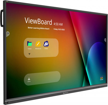 Viewsonic IFP6550-5 pizarras blancas interactivas 165,1 cm (65") 350 cd / m² 1,07 billones de colores 3840 x 2160 Pixeles