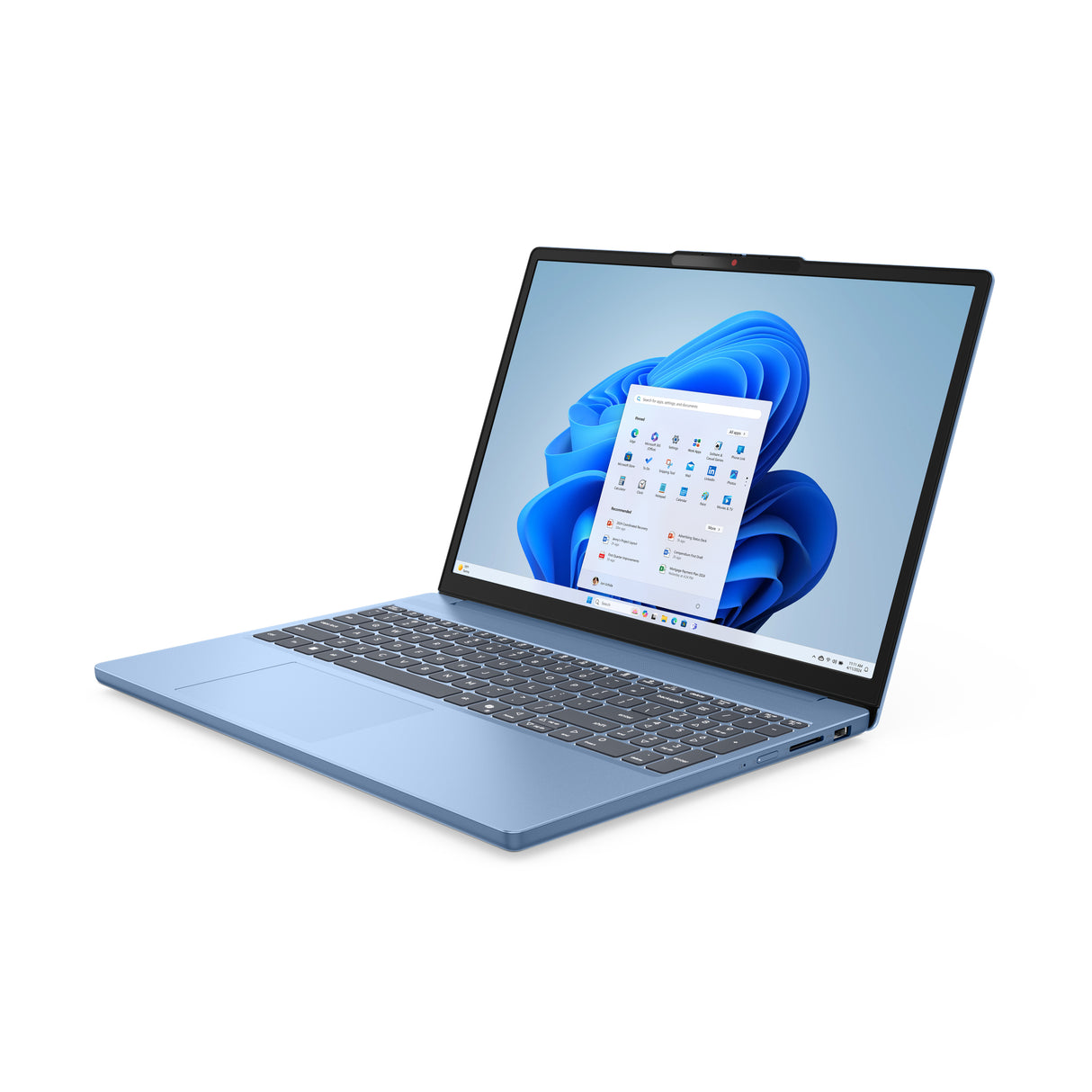 Lenovo IdeaPad Slim 3 15IRH10 Laptop Polar Blue Portátil Azul Concha