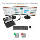 StarTech.com Hub MST de 2 Puertos DisplayPort 1.2 - Divisor Splitter DP de 2 Monitores - Adaptador DP a 2x DisplayPort 4K 30Hz - Alimentado por USB - Windows Solamente divisores de vídeo DisplayPort 2x DisplayPort 2 Negro