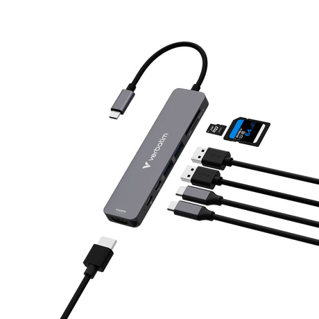 Verbatim 32158 hubs de interfaz USB 3.2 Gen 1 (3.1 Gen 1) Type-C 1 2 1