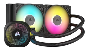 Corsair iCUE LINK TITAN RX RGB Procesador Refrigerador de líquidos todo en uno 12 cm Negro 1 pieza(s), 300 RPM, 2100 RPM