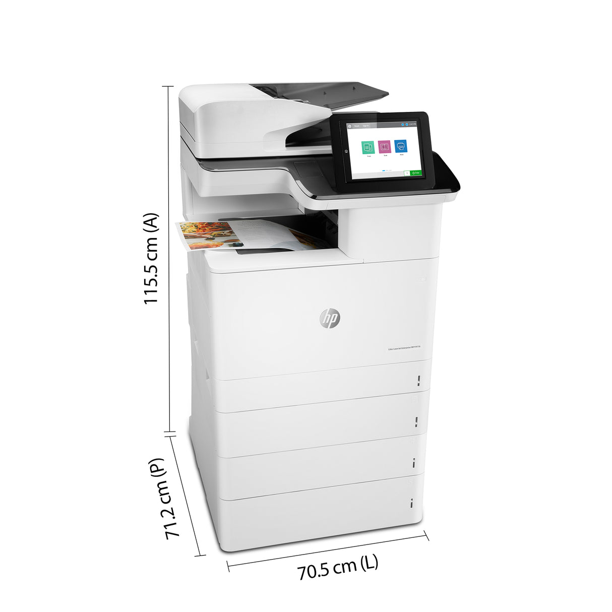 HP Color LaserJet Enterprise LaserJet Enterprise M776dn Multifunction Color Impresora, Ethernet solamente; Copiadora, escáner