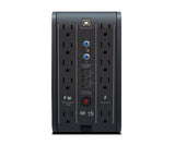 CDP R-SMART1010 1000VA/500W UPS Interactiva AVR 10 Salidas, 560 Joules, Proteccion RJ45, LCD, software 120 Vac UPS 1 kVA 500 W Modulación por ancho de pulso (PWM) 80 V