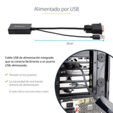 StarTech.com Adaptador DVI a DisplayPort Alimentado por USB - Conversor DVI a DisplayPort - Convertidor DVI-D a DP - 192