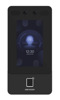Hikvision DS-K1T342MFWX-E1 terminal de reconocimiento facial LCD 2 MP 10,9 cm (4.3") Negro