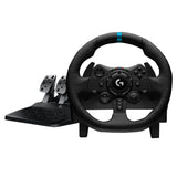 Volante de Carreras y Pedales Logitech G923 hasta 1000 Hz Force Feedback, Embrague Dual, para Xbox, PC, Negro