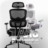 Vorago CGM-400-BK silla de oficina y de ordenador Asiento acolchado Respaldo de malla