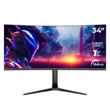Monitor Balam Rush 34 Extreme Earth MGX34C VA curvo negro WQHD 34" 1MS RGB 144Hz 2xHDMI 2xDP LED IPS 1000:1 DP 3440x1440